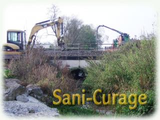Nettoyage d'un aqueduc de la SNCF à Bartenheim